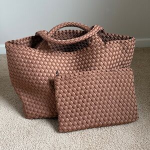 Naghedi St. Barths medium tote in “cocoa”